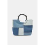 Pull & Bear Denim patchwork el çantası