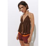 Pull & Bear Halter dantelli keten bluz