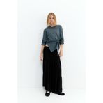 Pull & Bear Panel detaylı midi etek