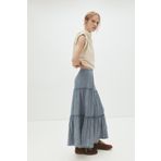 Pull & Bear Panelli midi etek
