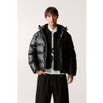Pull & Bear Suni deri şişme mont 03716505
