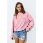 Pull & Bear Yıldız desenli bisiklet yaka sweatshirt