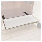 Pull-out ayakkabı rafı, Pull-Out Ayakkabı Rafı Dolap Düzenleyici, Dolap ve Kiler için Sürgülü Raf, Giriş ve Yatak Odası Gardırop için Yerden Tasarruflu Çekmece Tepsisi (77,2x50cm) - Mükemmel Depolama