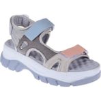 Pullman Sms Cırtlı Comfort Kadın Sandalet SMS-4740 GRİ MULTİ - Gri