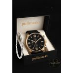 pullmarkt BABALAR GÜNÜ HEDİYESİ -Bileklik + Erkek Kol Saati seti