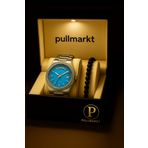 pullmarkt Bileklik + Çift Takvimli Erkek Kol Saati Seti