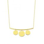 Pullu Altın Kolye 14K Gold
