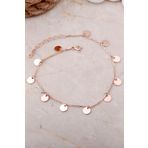 Pullu Rose Gümüş Halhal 332