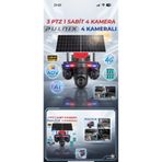 Pulnix 4 KAMERALI 3 PTZ SOLAR KAMERA 4G AOV TEKNOLOJİSİ 7/24 SÜREKLİ KAYIT 6015