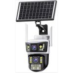 Pulnix Aov Teknolijisi 2 Kameralı Renkli Gece Iki Yönlü Ses PLX-4012 Ipc 7/24 Kayıt Icsee - solar