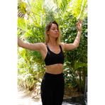 Pulsar Chakra Siyah Yoga Bra - Sarsılmaz Destek ve Estetik