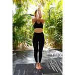 Pulsar Chakra Siyah Yüksek Bel Yoga Taytı - Sonsuz Güç ve Koruma