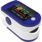 Pulse Parmak Parmak Tipi Oksimetre Kan Oksijen Nabız Ölçer Oximeter 6007 Pilli LED - Ahşap Rengi