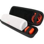 Puluz Puluz Jbl Charge 3 Bluetooth Hoparlör Için Pu Taşınabilir Fermuar Bluetooth Hoparlör Omuz Çantası Siyah (Yurt Dışından)
