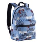 Puma 09132404 Mavi Phase AOP Small Günlük Stil Çocuk Sırt Çantası
