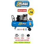 Puma 100 LT ALÜMİNYUM KAFALI PİSTONLU KOMPRESÖR (YAĞLI)