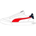 Puma 309668-10 Shuffle Beyaz Erkek Sneaker Spor Ayakkabı