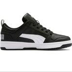 Puma 370490-02 Rebound Layup Lo Sl Jr Siyah Beyaz Erkek Ve Kadın Spor Ayakkabı