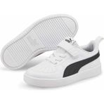 Puma 385836- 03 Rickie AC PS Beyaz Siyah Çocuk Spor Ayakkabı