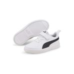 Puma 385836-03 Rickie AC PS Ortopedik Beyaz Siyah Çocuk Spor Ayakkabı