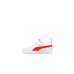 Puma 385836 Rickie AC PS Ortopedik Beyaz Kırmızı Çocuk Spor Ayakkabı