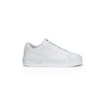 Puma 390758 Smash Platform V3 White Silver Kadın Spor Ayakkabı