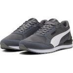 Puma 39966603 St Runner V4 Mesh Erkek Spor Ayakkabı Gri Tekstil Malzeme Düz Taban Günlük Kullanıma Uygun