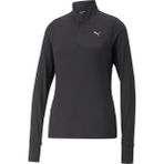 Puma 52317001 Run Favorite 1/4 Zip W Kadın Spor Tişört - XL - Siyah
