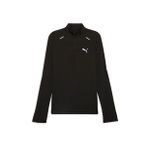 Puma 52578101 Siyah Run Cloudspun 1/4 Zip Uzun Kollu Koşu Erkek T-Shirt
