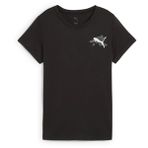 Puma 52655901 Siyah Graphics Train Concept Günlük Stil Kadın T-Shirt