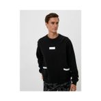 Puma 53032703 Court Side Crew Siyah Erkek Sweatshirt