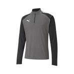 Puma 535446986 Teamliga 1 4 Zip Top Gri Erkek Antrenman Üstü