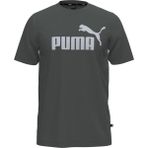 Puma 58666769 Essentials Gri Günlük Stil Erkek T-Shirt