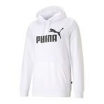 Puma 586688 ESS Big Logo Hoodie Erkek Kapüşonlu Sweatshirt BEYAZ