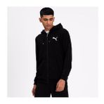 Puma 586704 51 Ess Logo FZ Hoodie Siyah Erkek Sweatshirt