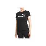 Puma 586774-01 Ess Logo Tee Siyah Kadın T-Shirt