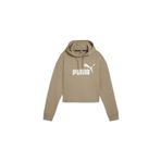 Puma 58686967 ESS Cropped Logo Bej Kadın Sweatshirt