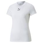 Puma 624226-02 Classics Beyaz XS Dar Kesim Kadın Tişört