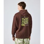 Puma 626748-65 Kahverengi Graphics Downtown Hoodie Erkek Sweatshirt