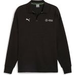 Puma 62733901 MAPF1 Longsleeve Polo Siyah Günlük Uzun Kollu Polo Erkek T-Shirt