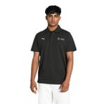 Puma 62735201 MapF1 Ess Siyah Polo Yaka Günlük Erkek T-shirt
