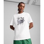 Puma 630099-02 Beyaz X TMNT Graphic Erkek T-Shirt