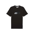 Puma 630624-01 Bmw Mms Car Graphic Tee Bmw Team Tişört Erkek T-shirt Siyah