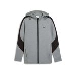 Puma 631529 Evostrıpe Core Fz Hoodie Eşofman Üstü GRİ