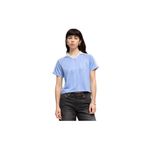 Puma 632157-60 T7 Relaxed Football Jersey Kadın T-Shirt Mavi