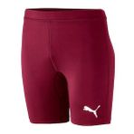 Puma 65592409 Liga Baselayer Short Tight Lastikli Normal Kalıp Düz Bordo Erkek Tayt