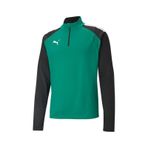 Puma 65723605 Fermuarlı Normal Kalıp Düz Yeşil Erkek Sweatshirt