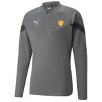 Puma 65737513 Gri Teamfinal Training 1/4 Zip Futbol Antrenman Erkek Uzun Kollu Üst