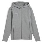 Puma 65852833 Teamfinal Casuals Hooded Gri Erkek Futbol Ceketi
