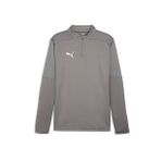 Puma 65855113 Gri Teamfinal Training 1/4 Zip Erkek Futbol Antrenman Uzun Kollu Üst